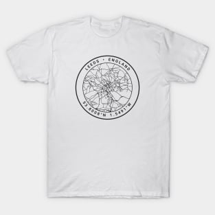 Leeds Map T-Shirt